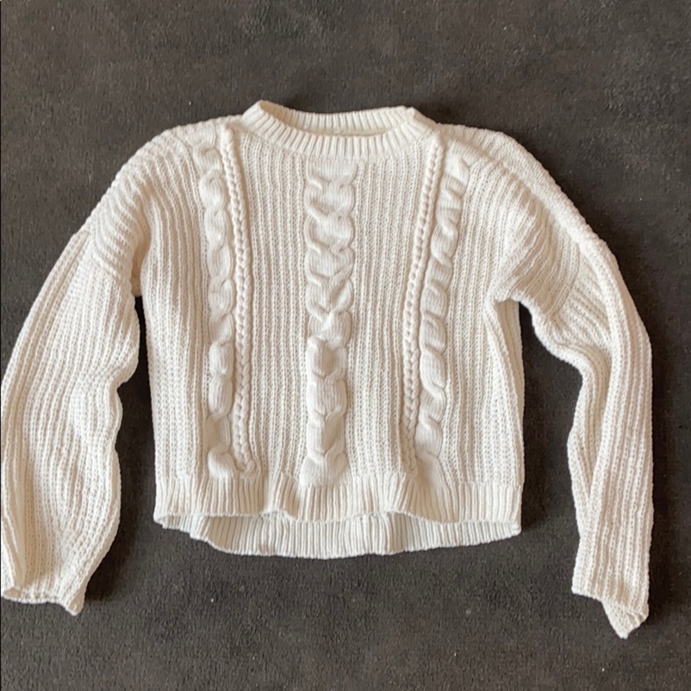 Oversized White Sweater